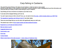 Tablet Screenshot of ozcarp.com